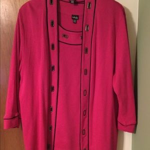 Rafaella 2 Piece Jacket and Sleeveless Top